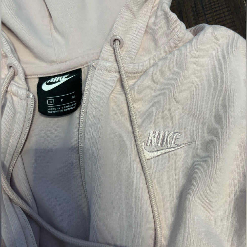 Light pink Mike zip up hoodie